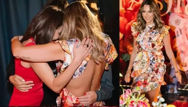 Hadise'den çok renkli kutlama!